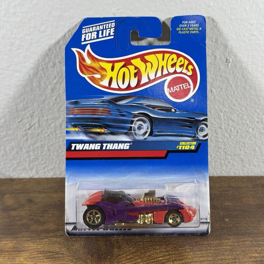 Twang Thang Electric Guitar Car Hot Wheels 1998 Mainline Retired